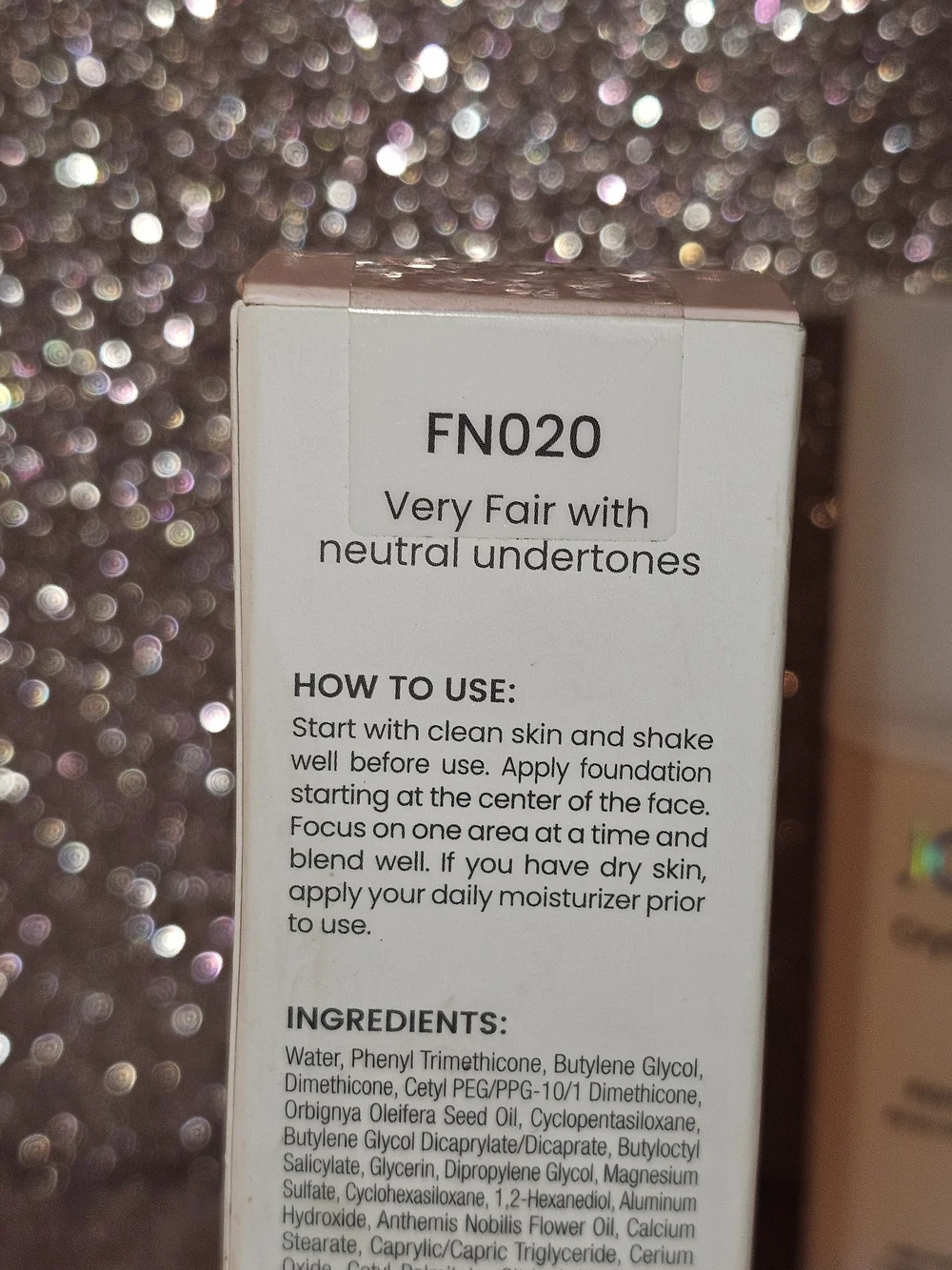 JOAH Crystal Glow Primedation Foundation-very Fair With Neutral Undertones